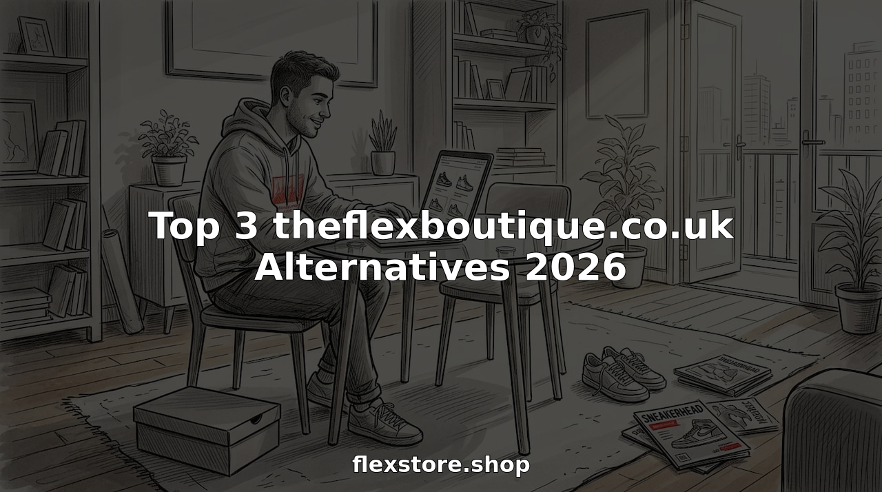 Man shopping streetwear sneakers at home