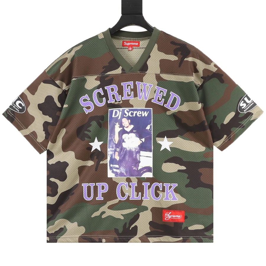 Supreme x DJ Screw Men's Mesh Football Jersey