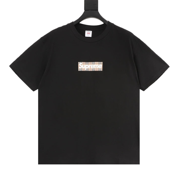 Supreme x Burberry Box Logo Tee