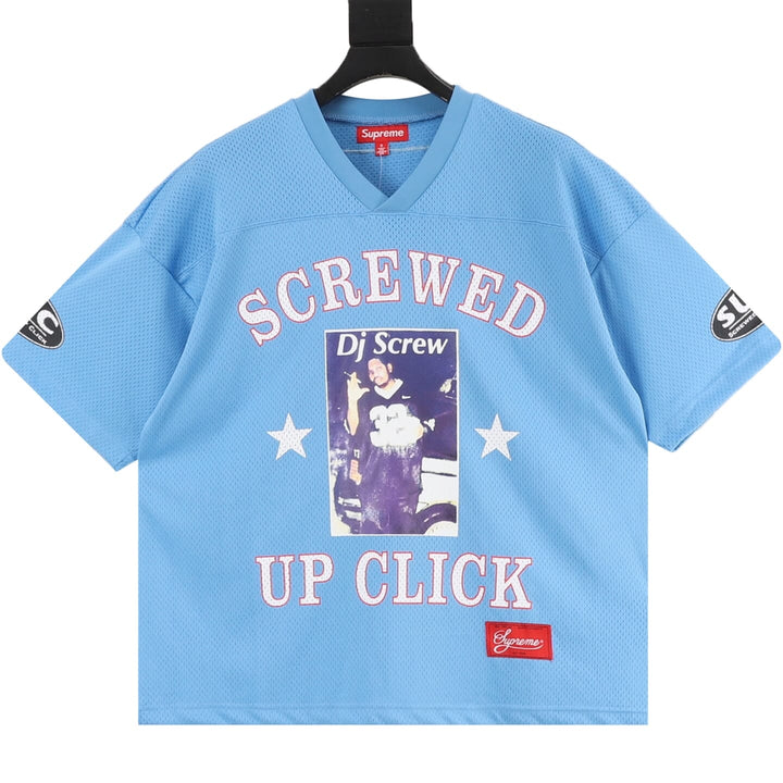 Supreme x DJ Screw Football Jersey