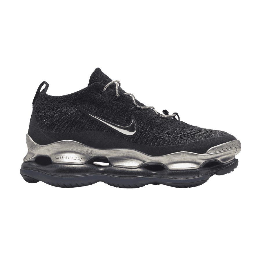 Nike Wmns Air Max Scorpion Flyknit 'Black Metallic Silver'