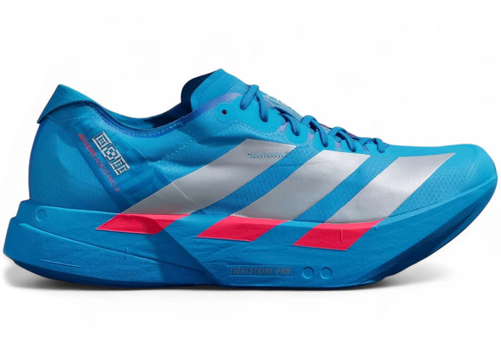 adidas Adizero Adios Pro 4 Solar Blue Silver Metallic Lucid Red